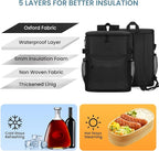 Cooler Backpack 33/40 Cans Coolers Insulated Leak Proof for Men & Women, Waterproof Soft Sided Lunch Camping Beach Travel Ice Chest Bag Hiking Picnic Backpack