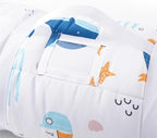 Bunnikins & Clover Toddler Nap Mat with Removable Pillow, Nap Mats for Preschool, Easy Clean Toddler Nap Pad for Kindergarten, Kids Sleeping Bag for Travel Camping