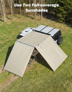 JOYTUTUS Awning Wall Universal Multi-Side for 8.2FT x 8.5FT, Waterproof Ripstop UV-Resistant Extension for Privacy & Sun Shade