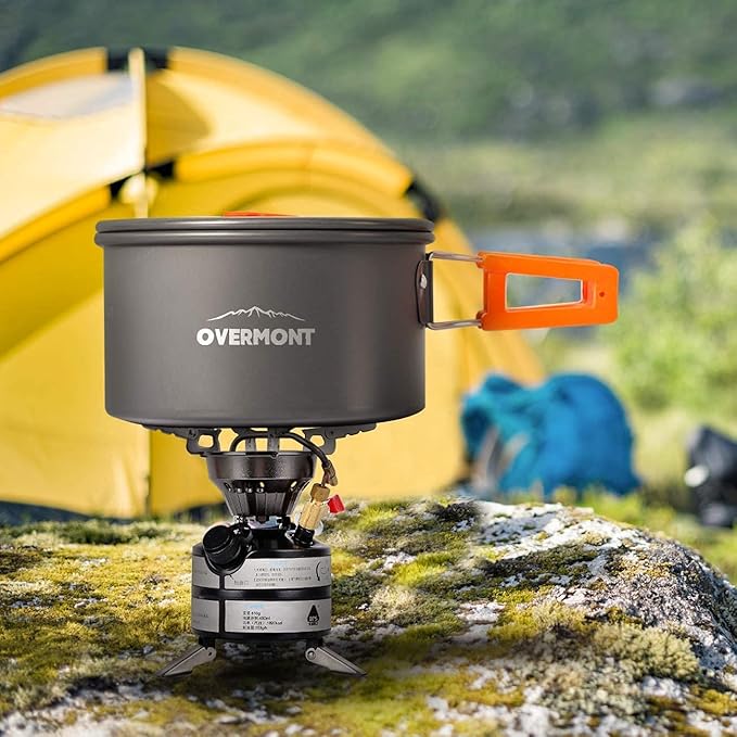 Small teapot Combo Set Pot Camping Combo Set Pot Tableware Portable Outdoor cookware Pot Hard softened Aluminum