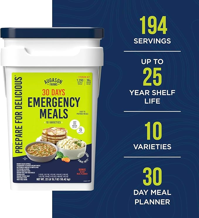 Augason Farms Freeze Dried Vegetable Variety Pail, Emergency Food Supply, Everyday Meals