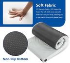 Memory Foam Camping Mattress Pad, Camping Essentials, Portable Mat, Guest Bed for Sleepover Car, Roll Up Floor Bed for Tent, Cot, Truck, SUV, Outdoor Travel with Travel Bag