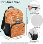 Boys Backpack and Lunch Box Set Crane Elementary School Backpack for Boys Back to School Supplies Back Pack Purse Knapsack for Daycare