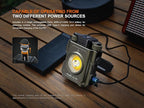 Fenix CL27R Camping Lantern Flashlight, 1600 lumens USB-C Rechargeable Waterproof Portable with White and Red LEDs and Lumentac Organizer for Hurricane Power Outage Emergency and Job Sites (Blue)