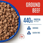 Mountain House Freeze-Dried Pre-Cooked Ground Beef #10 Can – 132 Total Servings (6 Cans, 22 Servings Each) – Ready-to-Eat Hamburger Meat – Gluten-Free, High-Protein Emergency Survival Canned Food – Shelf-Stable Long-Term Storage for Camping, Hiking, Ba...