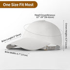 Taximi Unsex LED Baseball Cap, USB Rechargeable Baseball Cap with Light, Adjustable LED Hat Light for Fishing Jogging Camping