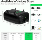 VIVOSUN 400 L/106 Gal Water Storage Bladder, Foldable and Portable Water Tank, Water Storage Bag Containers for RV, Camping, Garden, Irrigation, Drought Resistance, Firefighting
