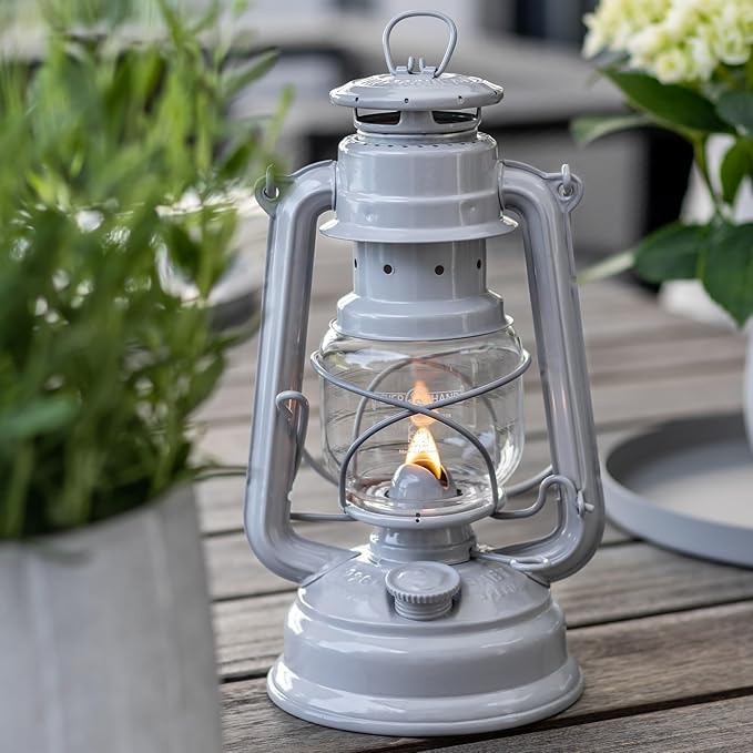 FEUERHAND Lantern 276-2 Made in Germany Nordic Grey Nordic Gray Camping Outdoor