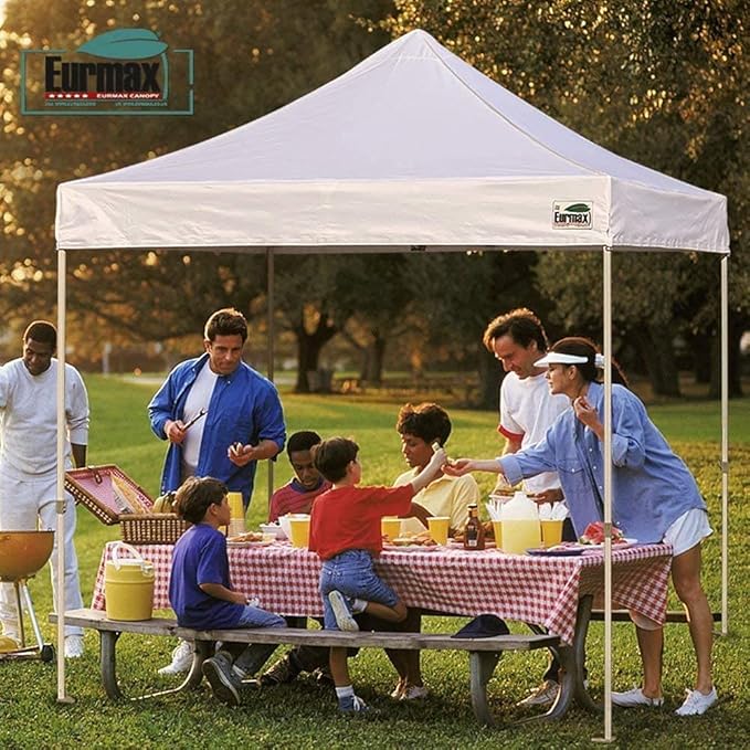 Eurmax USA 10x20 Pop Up Canopy Replacement Canopy Tent Top Cover, Instant Canopy Top Cover ONLY, Choose 30 Colors,Bonus 4PC Pack Weight Bag (10x20, Turquoise)