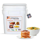 Numanna Family Pack Bucket 144 Servings 1-Month Emergency Meal Kit | Easy-to-Prepare, Non-GMO Freeze-Dried Survival Food | Everyday Meals in Resealable Pouches | Made in USA | 25+ Year Shelf Life