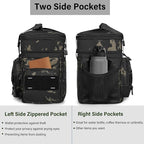 Expandable Tactical Lunch Box, XLarge Insulated Lunch Cooler Bag Heavy Duty Leakproof Lunch Pail for Men Adults Work Office Outdoor Picnic Trips,25L,Black-Camo