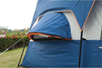 KTT Extra Large Tent 10-12-14 Person(Style-B),Family Cabin Tents,2 Rooms,3 Doors and 3 Windows with Mesh,Straight Wall,Waterproof,Double Layer,Big Tent for Outdoor,Picnic,Camping,Family Gathering