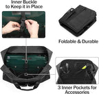 samdew Camp Stove Carry Case, Camping Stove Storage Bag Compatible with Coleman 2-Burner Gas Stove, Portable Carrying Cover Compatible with Camp Chef Everest Stove, with Grill Tools Pockets, Bag Only
