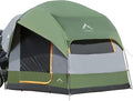 SUV Tent for Camping, Waterproof PU3000mm Spacious Double Layer Design for 5-8 Person, Includes Rainfly and Storage Bag, 8FT L x 8FT W x 7.2FT H Green