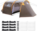 Oxford 2-Person Backpacking Tent Windproof 4 Season Tent Rainproof Lightweight Tent for Camping Hiking Cycling