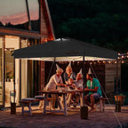 12x12 Pop Up Canopy, Easy Up Canopy Tent, Heavy Duty Tents for Parties, One Person Set Up Event Tent, Black