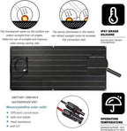 1600 Watt Solar Panel Kit, 4×400 Watt Flexible Solar Power Panel Photovoltaic Module with 40A Solar Charge Controller & Inverter Monocrystalline Solar Panel for Camping Off Grid Battery Charging Boat