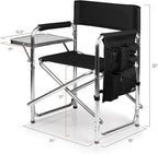 Picnic TIME NFL Unisex-Adult NFL Sports Chair with Side Table, Beach Chair, Camp Chair for Adults
