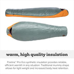 Big Agnes Anthracite - Backpacking Sleeping Bag, 3 Season, Lightweight, Compact