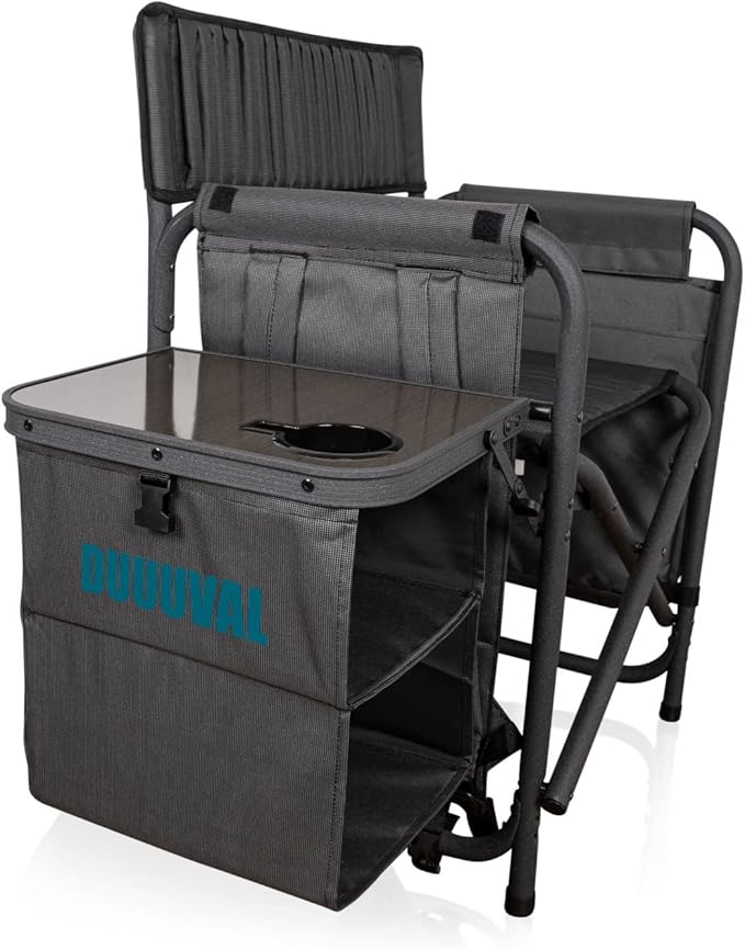 Picnic TIME NFL Unisex-Adult NFL Fusion Camping Chair with Side Table and Soft Cooler, Beach Chair for Adults, Lawn Chair
