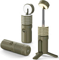 Camping Light Telescopic, IPX54 Waterproof, Collapsible, Adjustable Camping Lantern for Emergency, Hiking, Camping Essentials, Telescopic Flashlight (Military Green)