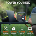 Jackery Explorer 300 Plus Portable Power Station, 288Wh Backup LiFePO4 Battery, Solar Generator (Solar Panel Not Included) for RV, Outdoors, Camping, Traveling, and Emergencies (E300Plus) (Renewed)