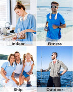 Portable Bladeless Neck Fan, Birthday Gifts for Girl Boy Mom Dad, Father‘s & Mother’s Day Gifts, Wearable Cooling Fan, 5000mAh Rechargeable Battery, Essential for Camping Beach Vacation(2026 Upgraded)