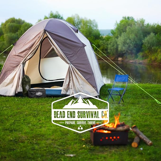 SharpSurvival Ultralight Comfort: The Ultimate Camping Sleeping Pad, 4.7 Inch Thick, Ultralight with Pillow Pump