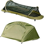 Waterproof Ultralight Backpacking bivy Tent | Freestanding 1-Person Tents for Camping/bivy/Hiking |，pop up Tent, Mosquito-Proof Outdoor Shelter