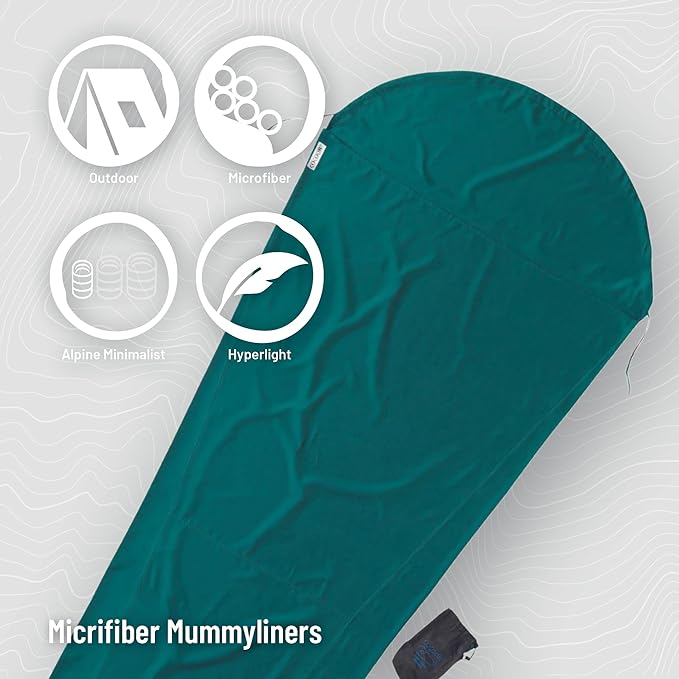 COCOON - Premium - MummyLiner - Microfiber - Cranberry - Regular