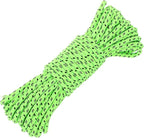 Mipcase 1roll Outdoor Camping Tent Tie Ropes Reflective Windproof Ropes for Lanterns Clothing and Gear Storage Lightweight and for Hiking and Backpacking