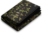 Arcturus XL Survival Tarp - Insulated Reflective Thermal Camping Tarp - 8.5' x 12' (Woodland Camo)