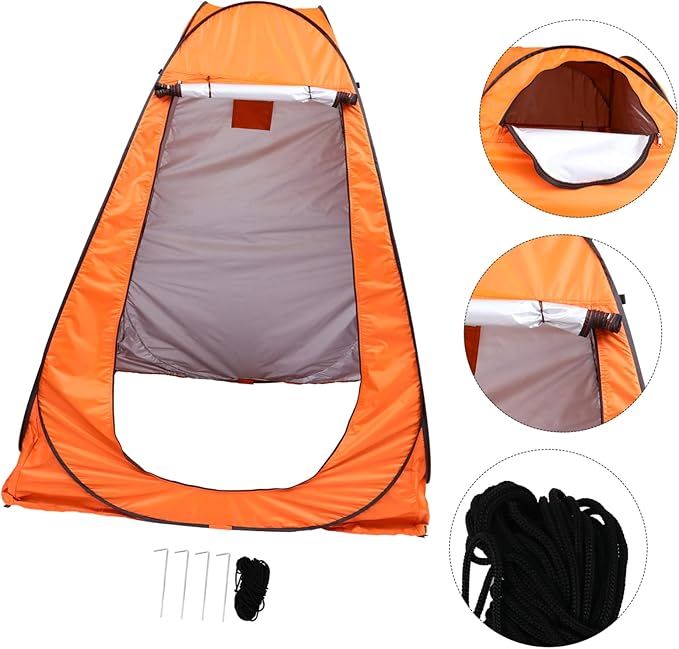 Sosoport Portable Tent for Fishing Camping Quick Tent Automatic Setup Space Windproof Easy Storage