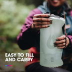 Collapsible Camping Water Storage (2L, 3L, 4L, 6L, 10L) - BPA & PVC Free, Hydration Reservoir Bag, Leak Proof