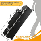 10 x 10 x 66in Canopy Roller Bag for Pop Up Canopy Tent with Sturdy Handles and Pocket, Wheeled Storage Bag for 10 x 10 Canopy Tent, Tent Bag Replacement Part, 800D Waterproof Oxford Fabric