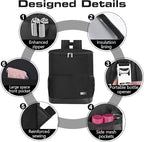 Insulated Cooler Backpack Outdoor - Leak Proof Backpack Cooler 30 Cans, Waterproof Lightweight Cooler Bag for 12h Hot/Cold Retention - Soft Cooler for Travel, Camping, Beach, Lunch