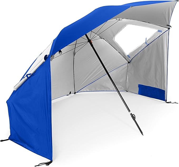 Sport-Brella Super-Brella SPF 50+ Sun and Rain Canopy Umbrella for Camping, Beach and Sports Events