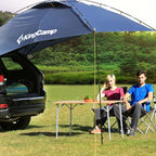 KingCamp Bamboo Folding Table Camping Table with Adjustable Height Aluminum Legs Heavy Duty 176 lbs 2-Folds Portable Camp Tables for Travel, Picnic, Beach, 6 People