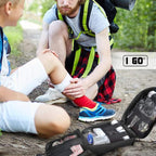 I GO Survival First Aid Kit, 251 Pieces Compact Tactical Trauma First Aid Bag, Molle Compatible Emergency Pouch for Outdoor Camping Hiking Backpacking and Travel
