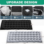 LILYPELLE Portable Folding Cot Bed, Adjustable 5-Position Adults Reclining Chaise with Pillow, Outdoor Portable Lounge Chair Sleeping Cot for Camping, Pool, Beach, Patio