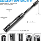 Torch Lighter Refillable Butane Lighter Long Flexible Neck Multipurpose Lighter for Candles Grill BBQ Fireplaces Kitchen Camping (No Prefilled)