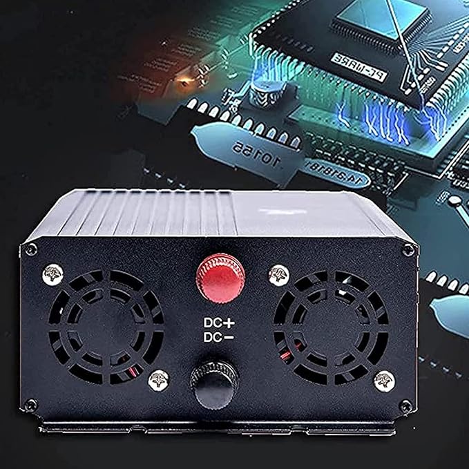 Car Power Inverter 3500W 4000W 5500W Pure Sine Wave Inverter 12V 24V 48V 60V 72V to 110V/230V 240V Solar Inverter Voltage Converter Transformer with LCD Digital Display Outlet,for Car,Truck,Camping(40