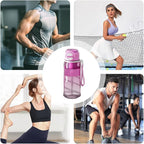 Water Bottle Straw, Fitness Water Bottle 800ml, Drinking Cup Container with Tea Strainer, Hydration Accessory Category, Home Running Hiking for Camping Daily Indoor Travel Outdoor School Cycling