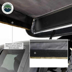 Overland Vehicle Systems HD Nomadic 270 LTE Passengers Side Awning Wall 1 and 2 | Dark Gray | Awning Sold Separately | 18349909