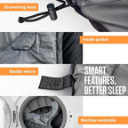 VENTURE 4TH Backpacking Sleeping Bag – XXL, Double and Single Sizes - Lightweight Warm & Cold Weather Sleeping Bags for Adults, Kids & Couples – Ideal for Hiking, Camping & Outdoor Adventures