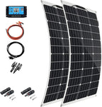 Solar Panel, Flexible Solar Module 300W/600W, 18 V Solar modules Semi-Flexible Mono Solar modules, for Off-Grid Applications at Home, Camping, car, Mobile Home, Boat,600W