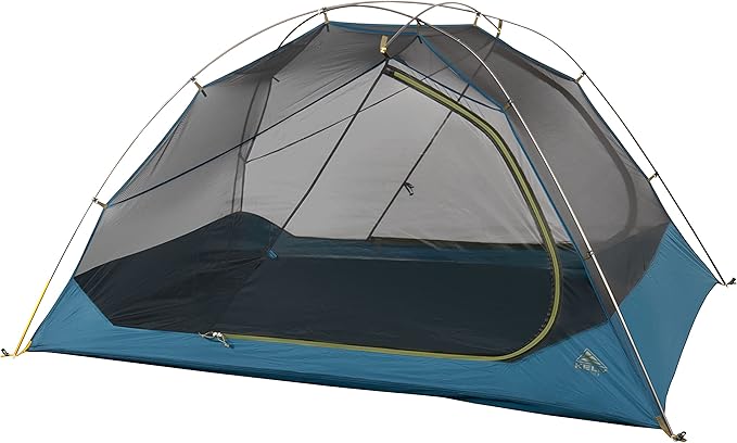 Kelty Far Out Backpacking Tent + Tent Footprint Package, 2 or 3 Person Capacity, Backpacking Starter Kit and Camping Shelter, Stuff Sack Included