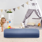 Kids Air Mattress Fitted Sheet Only Compatible with Intex Cozy Kidz, Dusty Blue Toddler Inflatable Mattress Sheets for Travel Camping Airbed & Sleepover Party