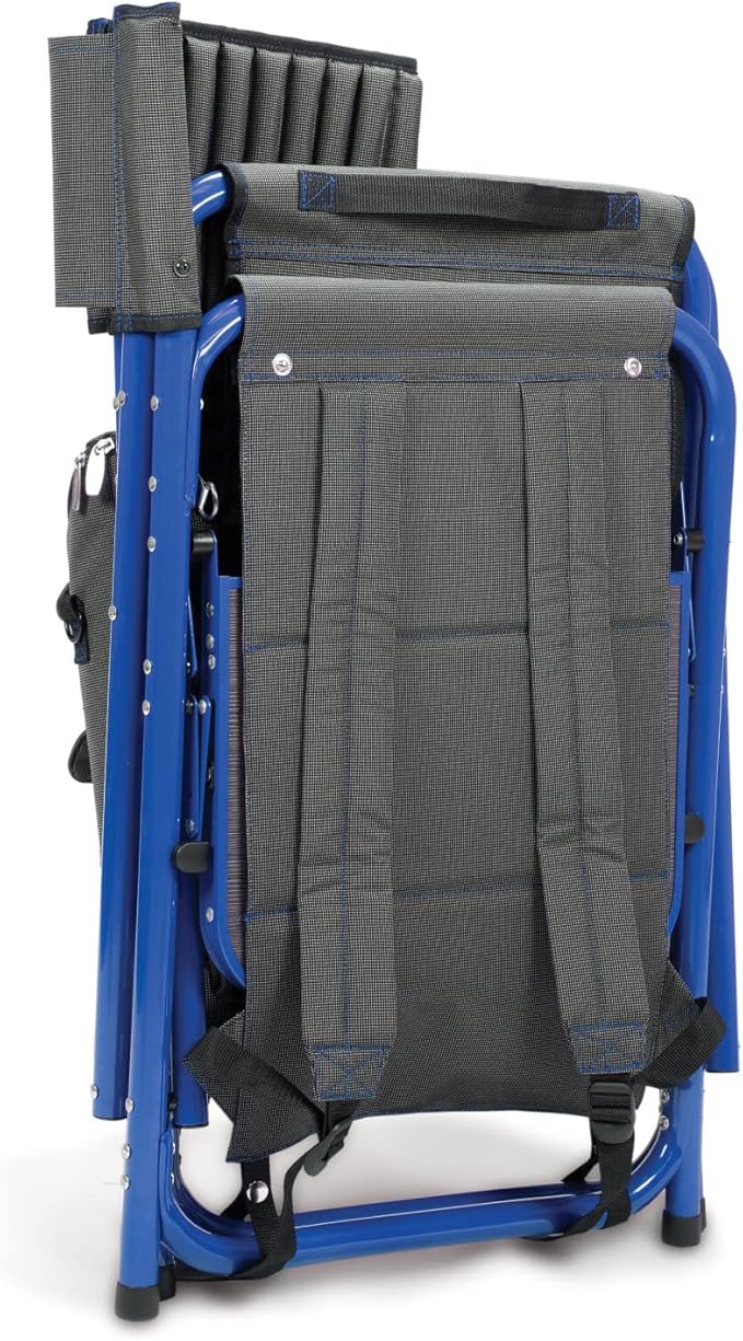 Picnic TIME NFL Unisex-Adult NFL Fusion Camping Chair with Side Table and Soft Cooler, Beach Chair for Adults, Lawn Chair