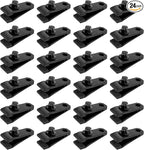 Tarp Clips Heavy Duty Lock Grip Clamps Thumb Screw Tent Clip Secures Tarps Awning Clamp Set for Camping Tarps Awnings Caravan Canopies Car Covers Swimming Pool Covers Boat Cover etc. (24)